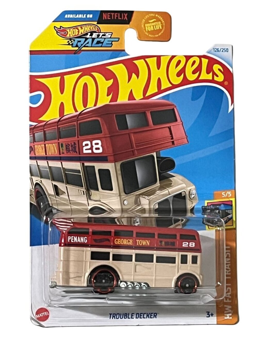 Hot Wheels 2024 Trouble Decker HW Fast Transit 5/5 125/250 NOC